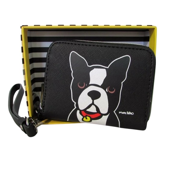 NWT! Marc Tetro Boston Terrier Wallet - Picture 1 of 3